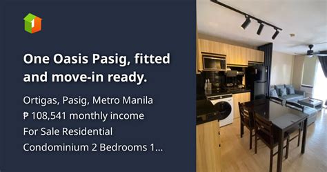 ortigas condo for sale|One Oasis Ortigas, Metro Manila .